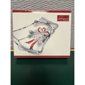 Mikasa 2010 Holiday Bells Collection Candy Dish 6.75" New